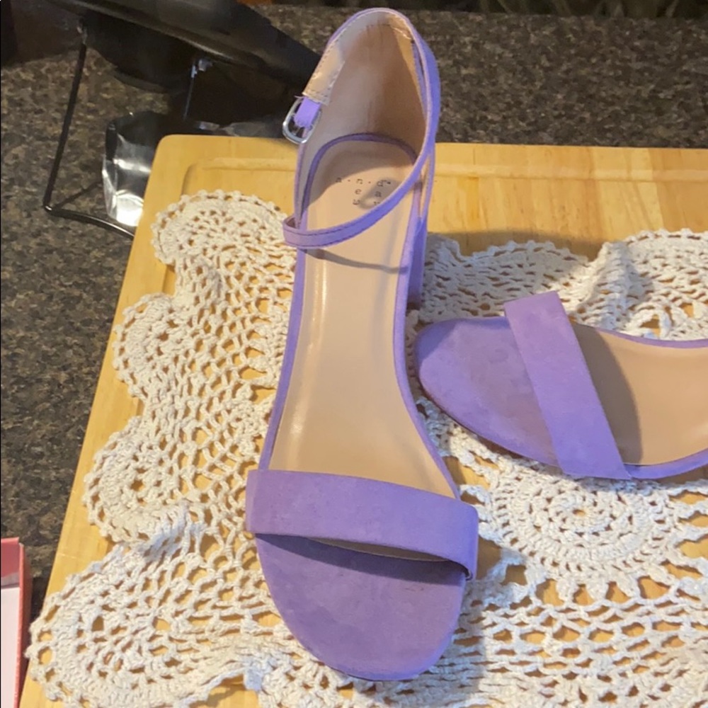 Lavender sandals